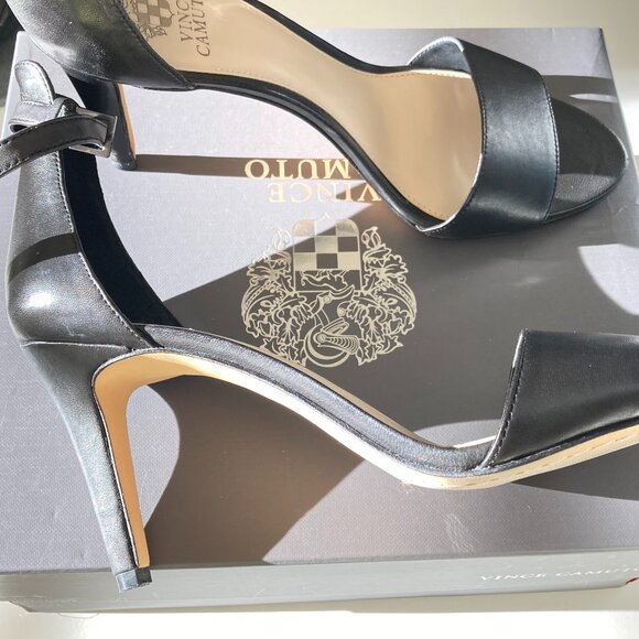 Vince Camuto black strappy stiletto - Picture 9 of 15